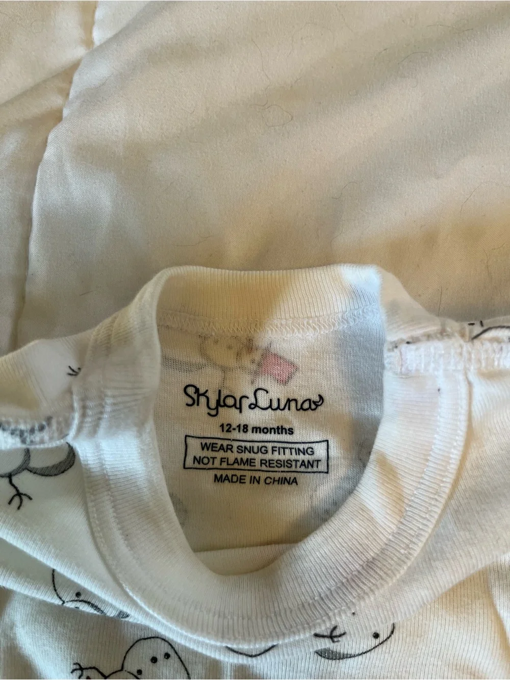 Skylar Luna cozy white